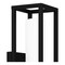 Quoizel Neville 1-Light Matte Black Outdoor Wall Lantern NEV8406MBK - alternate 2
